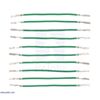 Wires with Pre-Crimped Terminals 10-Pack F-F 2" Green