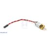 Wires with Pre-Crimped Terminals 10-Pack M-F 1" White