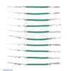 Wires with Pre-Crimped Terminals 10-Pack M-F 1" Green