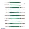 Wires with Pre-Crimped Terminals 10-Pack F-F 1" Green
