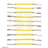 Wires with Pre-Crimped Terminals 10-Pack F-F 1" Yellow
