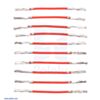 Wires with Pre-Crimped Terminals 10-Pack F-F 1" Red