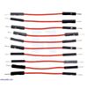 Premium Jumper Wire 10-Pack M-M 2" Red
