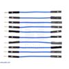 Premium Jumper Wire 10-Pack M-F 2" Blue