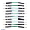 Premium Jumper Wire 10-Pack M-M 1" Green