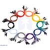 Premium Jumper Wire 10-Pack M-M 1" Yellow