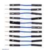 Premium Jumper Wire 10-Pack M-F 1" Blue
