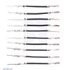 Wires with Pre-Crimped Terminals 10-Pack M-F 1" Black