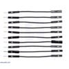 Premium Jumper Wire 10-Pack M-F 2" Black