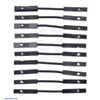 Premium Jumper Wire 10-Pack F-F 1" Black