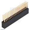 Stackable 0.100" Female Header for TI-RSLK MAX: 2x19-Pin, Straight