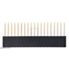 Stackable 0.100" Female Header for TI-RSLK MAX: 2x19-Pin, Straight