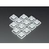 Clear Keycaps for MX Compatible Switches - 12-pack