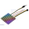 Addressable RGB 16x16-LED Flexible Panel, 5V, 10mm Grid (SK9822)
