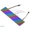 Addressable RGB 8x8-LED Flexible Panel, 5V, 10mm Grid (SK9822)