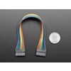 2.54mm 0.1" Pitch 1x8-pin Jumper Cable - 20cm long