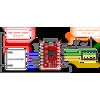 MP6500 Stepper Motor Driver Carrier, Digital Current Control (Header Pins Soldered)