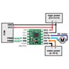 BD65496MUV Single Brushed DC Motor Driver Carrier