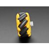 Left & Right Mecanum Wheel Pair - 48mm Diameter - TT Motor or Cross Axle (2-pack)