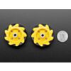 Left & Right Mecanum Wheel Pair - 48mm Diameter - TT Motor or Cross Axle (2-pack)