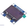 Graphical OLED Display: 128x64, 1.3", White, SPI
