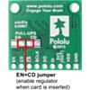 Breakout Board for microSD Card with 3.3V Regulator and Level Shifters