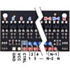 QTR-HD-25A Reflectance Sensor Array: 25-Channel, 4mm Pitch, Analog Output