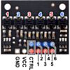QTRX-HD-06RC Reflectance Sensor Array: 6-Channel, 4mm Pitch, RC Output, Low Current