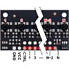 QTRX-MD-05A Reflectance Sensor Array: 5-Channel, 8mm Pitch, Analog Output, Low Current