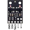 QTRX-MD-02RC Reflectance Sensor Array: 2-Channel, 8mm Pitch, RC Output, Low Current