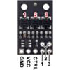 QTRX-HD-03A Reflectance Sensor Array: 3-Channel, 4mm Pitch, Analog Output, Low Current