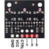QTRX-MD-03A Reflectance Sensor Array: 3-Channel, 8mm Pitch, Analog Output, Low Current