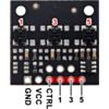QTRX-MD-03RC Reflectance Sensor Array: 3-Channel, 8mm Pitch, RC Output, Low Current