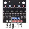 QTRX-HD-05A Reflectance Sensor Array: 5-Channel, 4mm Pitch, Analog Output, Low Current