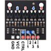 QTR-HD-05RC Reflectance Sensor Array: 5-Channel, 4mm Pitch, RC Output