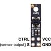QTRX-HD-01A Reflectance Sensor: 1-Channel, 5mm Wide, Analog Output, Low Current