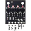 QTRX-HD-04A Reflectance Sensor Array: 4-Channel, 4mm Pitch, Analog Output, Low Current