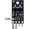QTRX-HD-02A Reflectance Sensor Array: 2-Channel, 4mm Pitch, Analog Output, Low Current
