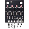 QTRX-HD-04RC Reflectance Sensor Array: 4-Channel, 4mm Pitch, RC Output, Low Current
