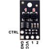 QTRX-HD-02RC Reflectance Sensor Array: 2-Channel, 4mm Pitch, RC Output, Low Current