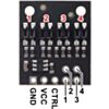 QTR-HD-04A Reflectance Sensor Array: 4-Channel, 4mm Pitch, Analog Output