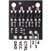 QTR-HD-04RC Reflectance Sensor Array: 4-Channel, 4mm Pitch, RC Output