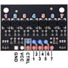 QTRX-HD-07A Reflectance Sensor Array: 7-Channel, 4mm Pitch, Analog Output, Low Current