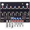 QTRX-HD-07RC Reflectance Sensor Array: 7-Channel, 4mm Pitch, RC Output, Low Current