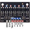 QTR-HD-07A Reflectance Sensor Array: 7-Channel, 4mm Pitch, Analog Output