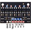 QTR-HD-07RC Reflectance Sensor Array: 7-Channel, 4mm Pitch, RC Output