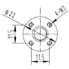 Traveling Nut for TR8×8(P2) Threaded Rods