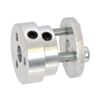 Pololu Aluminum Scooter Wheel Adapter for 1/4" Shaft