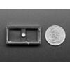 Two Key Black Aluminum Keypad Shell Enclosure - MX Compatible Switches
