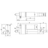 Glideforce LACT12-12V-10 Light-Duty Linear Actuator: 25kgf, 12" Stroke (11.8" Usable), 1.1"/s, 12V